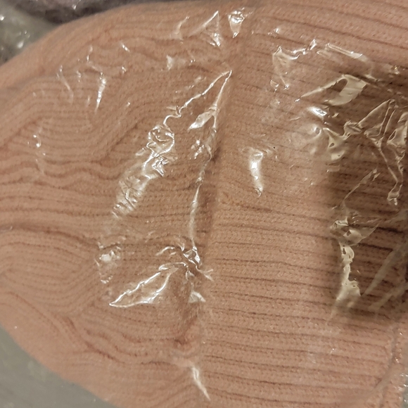 New in package pink and gray rhinestone beanie stocking cap each sold separately - Picture 5 of 13